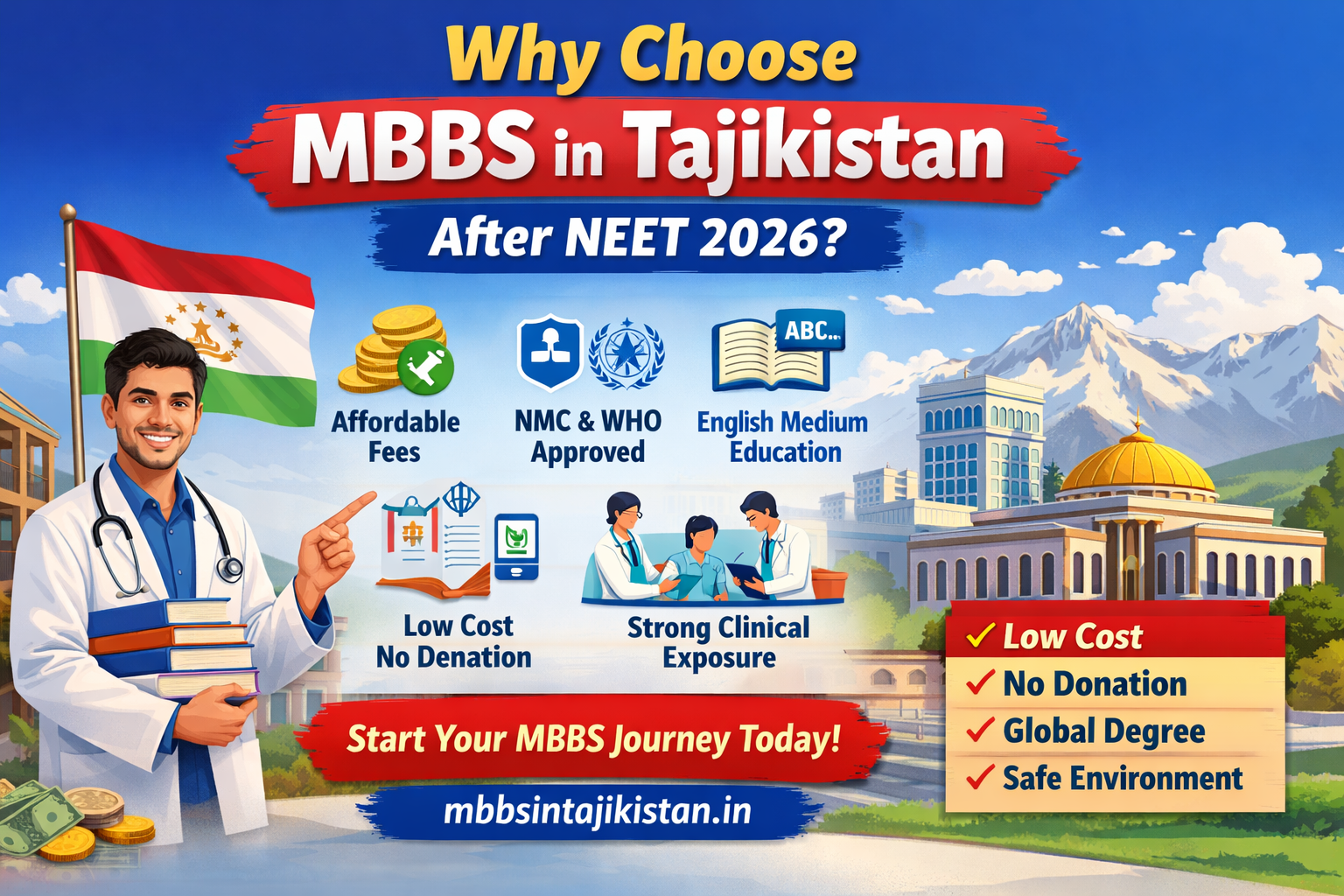 Why Choose MBBS in Tajikistan After NEET 2026?
