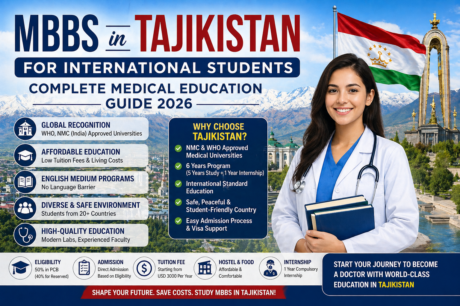 MBBS in Tajikistan for International Students – Complete Medical Education Guide 2026