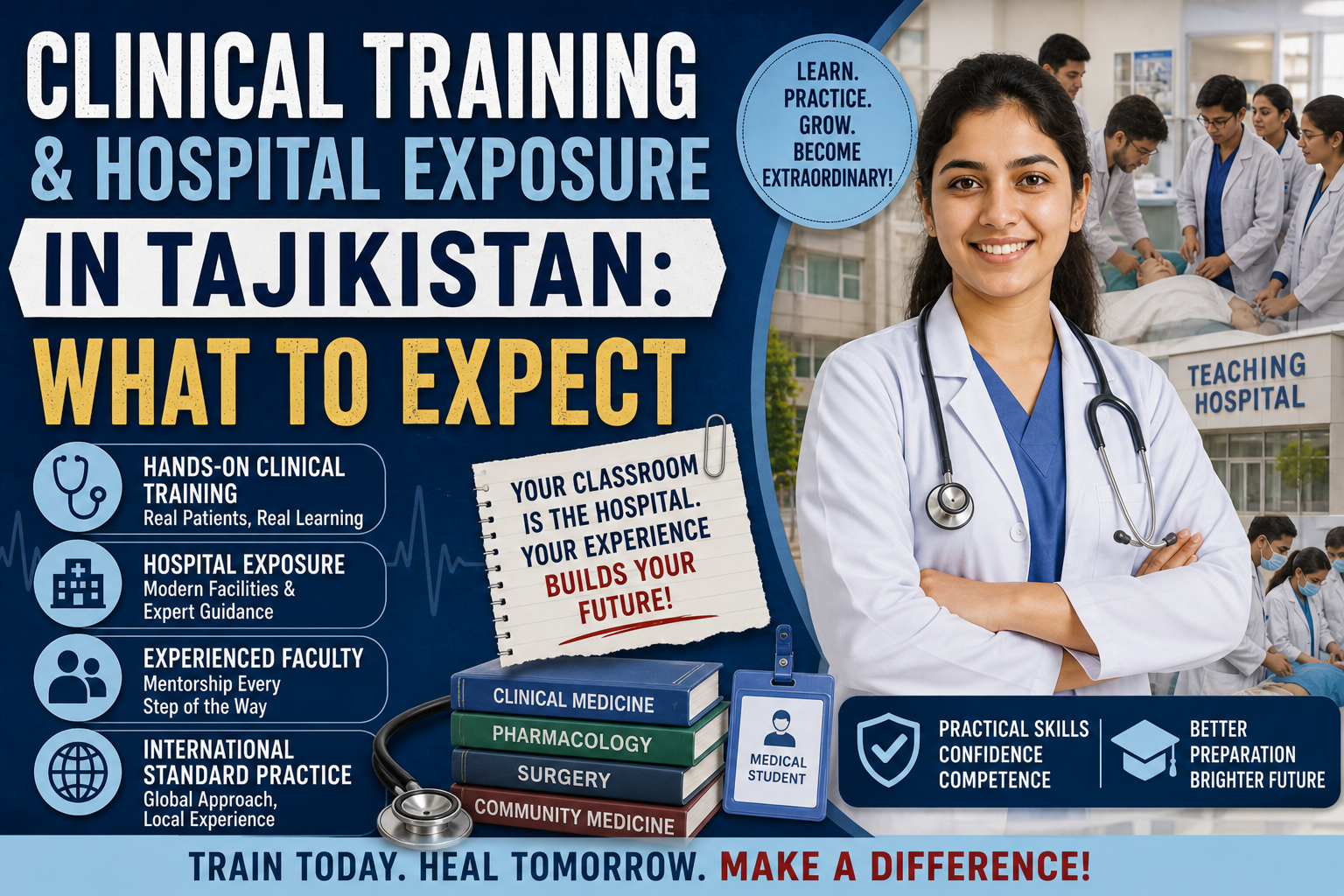 Clinical Training & Hospital Exposure in Tajikistan: What to Expect
