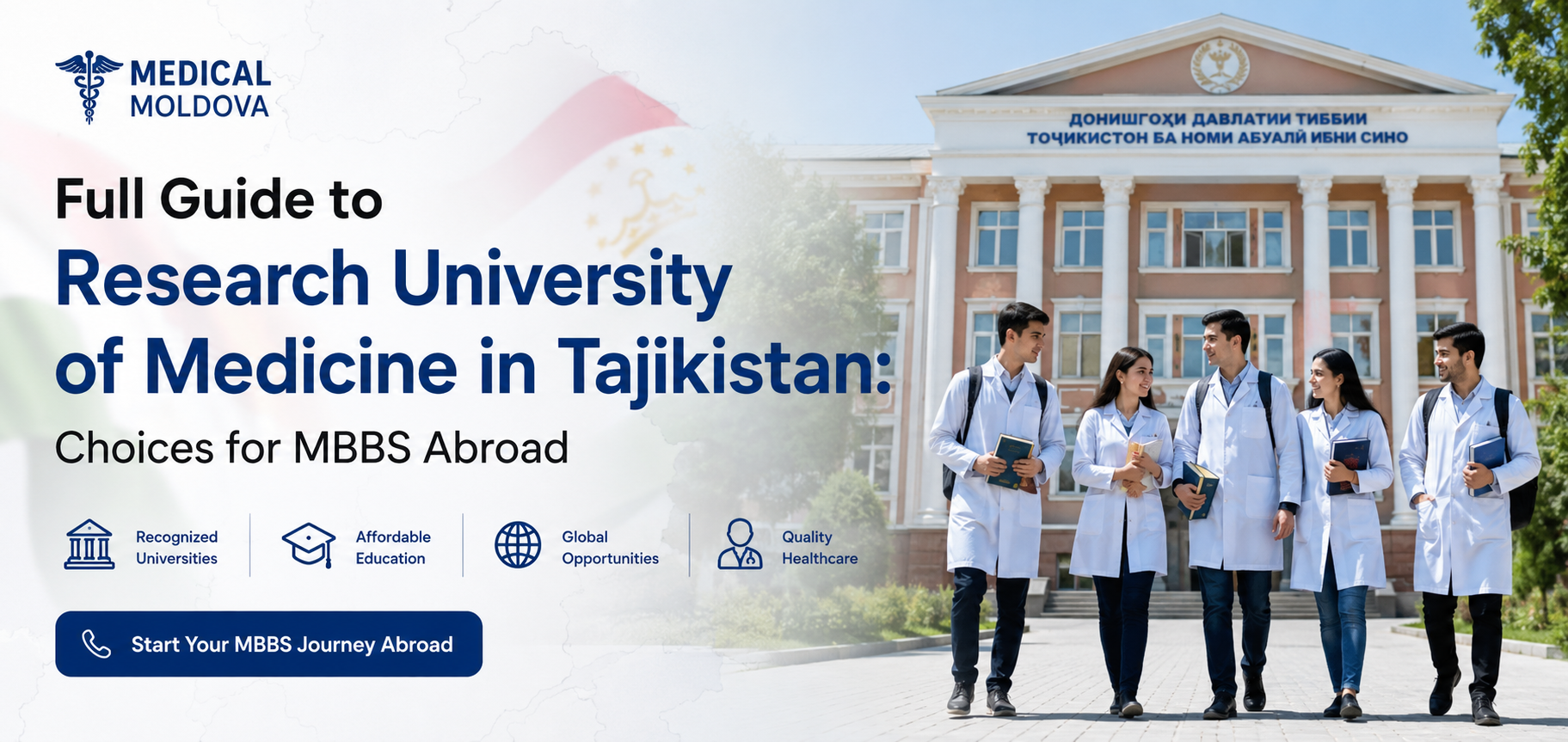 Medical Moldova — Full Guide Research University of Medicine in Tajikistan: Choices for MBBS abroad