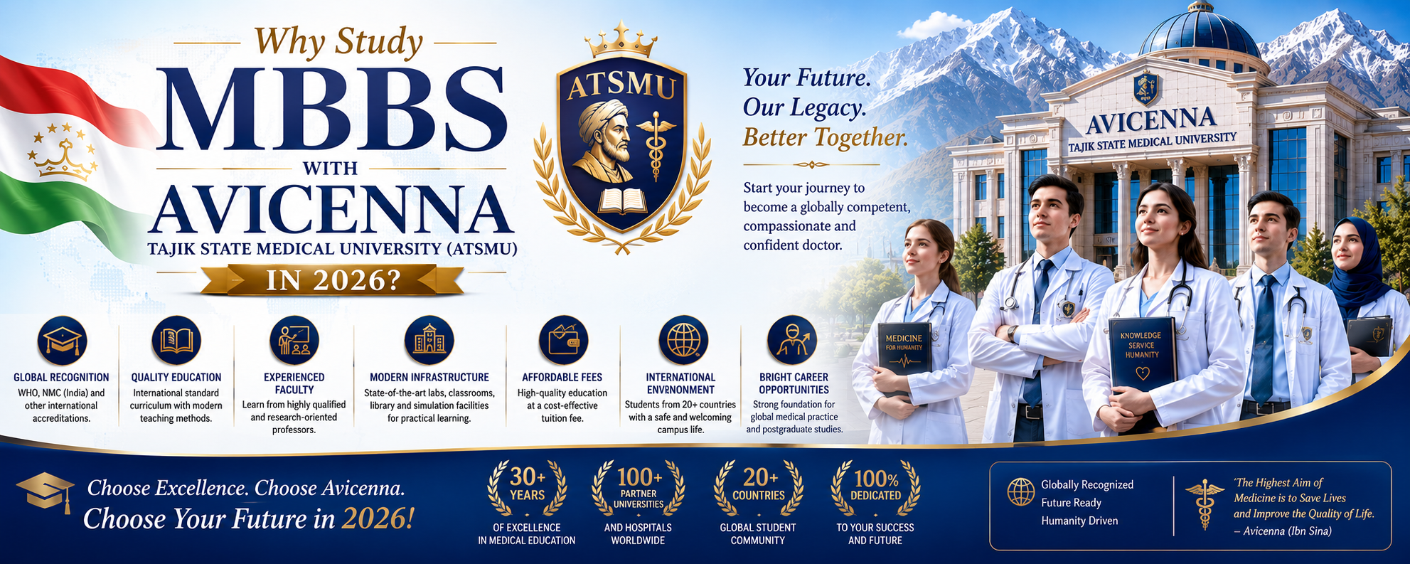 Why Study MBBS with Avicenna Tajik State Medical University (ATSMU) in 2026?