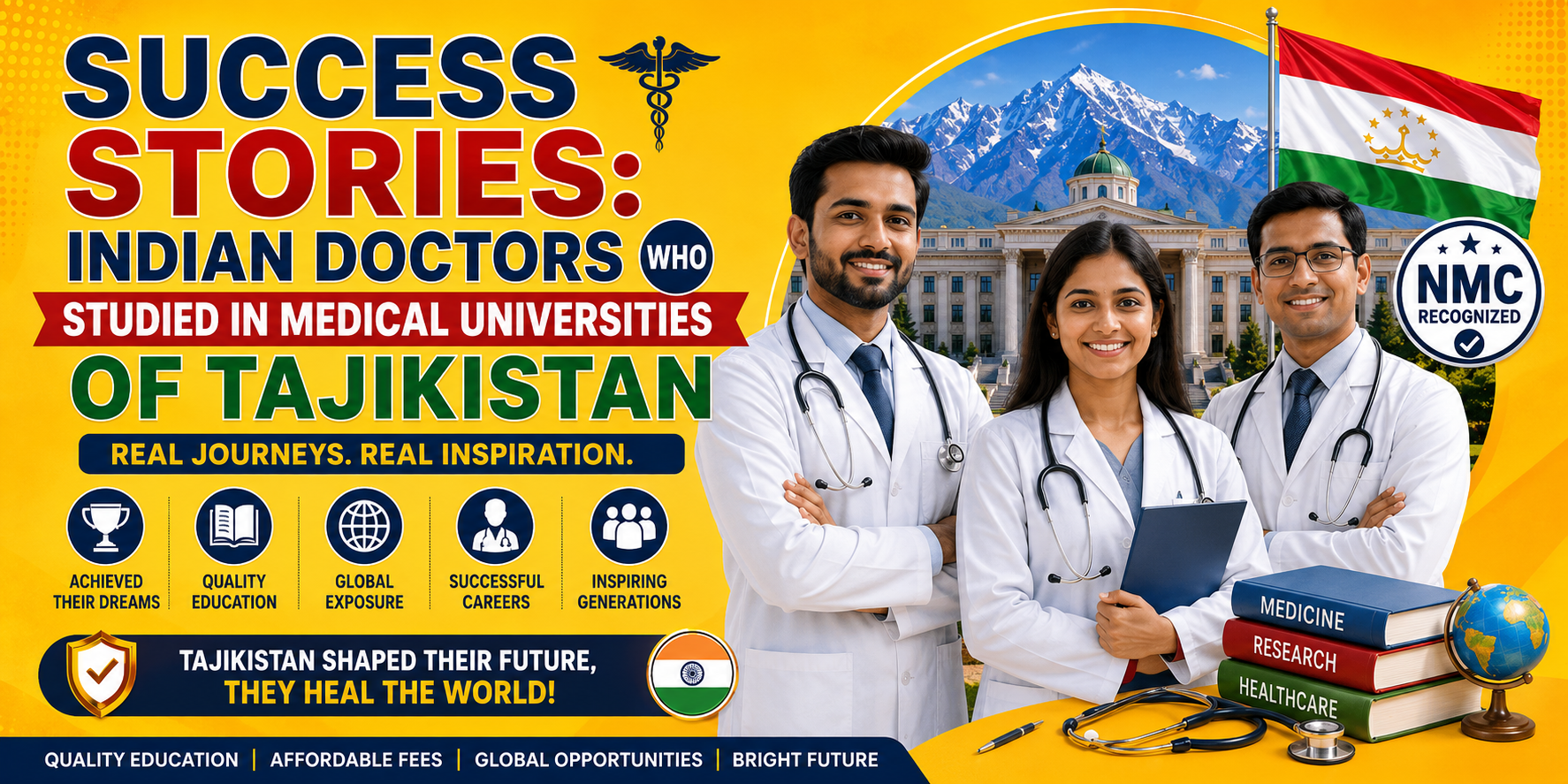 Success Stories: Indian Doctors Who Studied in Medical Universities of Tajikistan