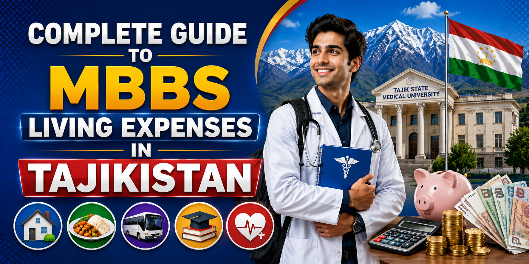 Complete Guide to MBBS Living Expenses in Tajikistan