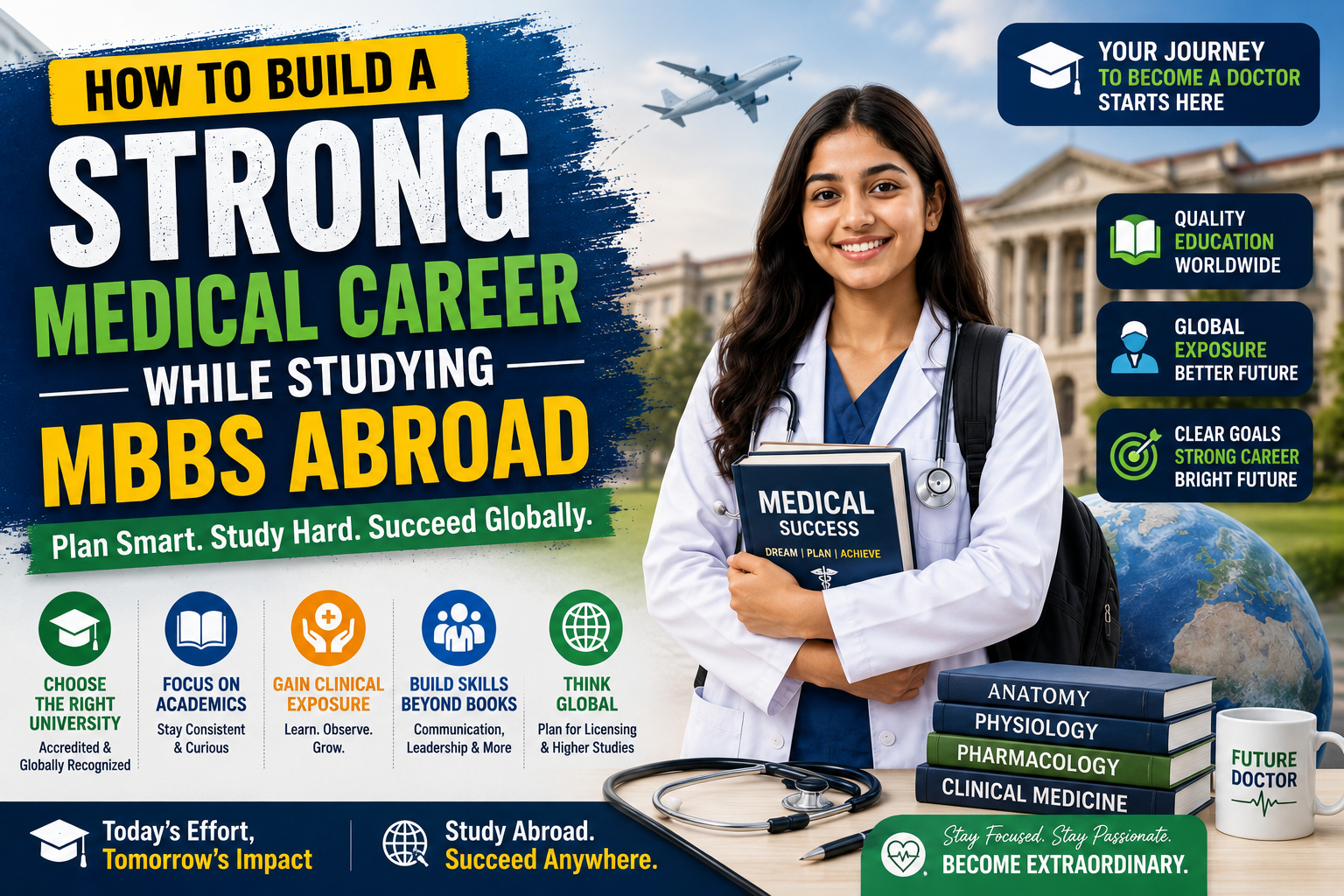 How to Build a Strong Medical Career While Studying MBBS Abroad