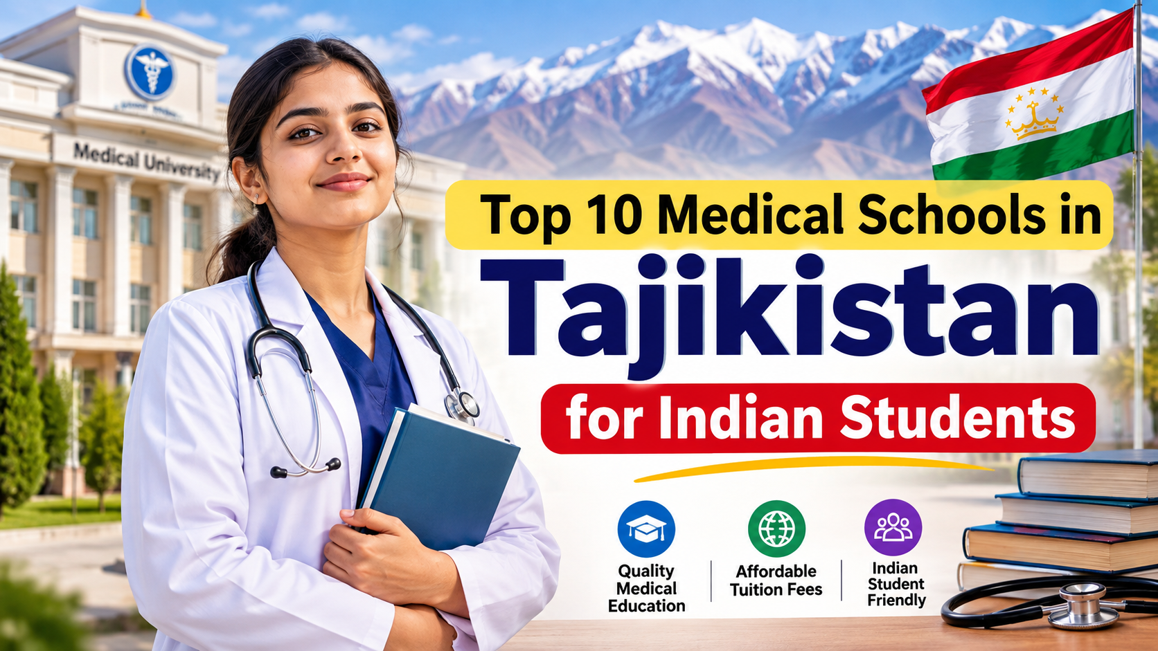 Top 10 Medical Schools in Tajikistan for Indian Students