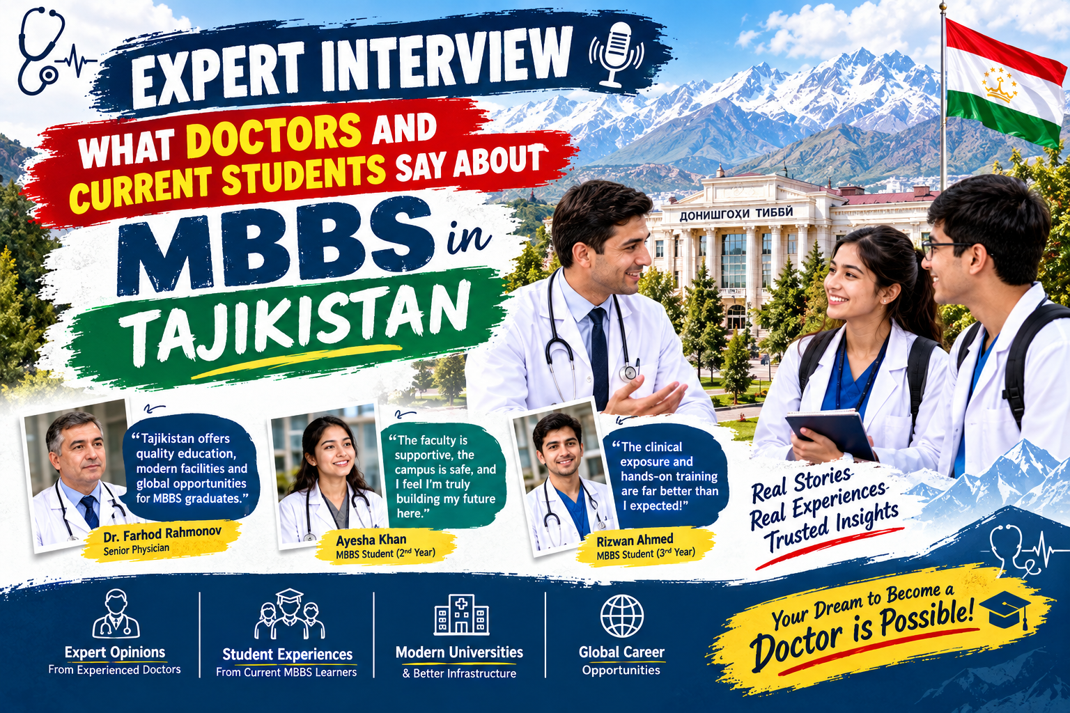 Expert Interview: What Doctors and Current Students Say About MBBS in Tajikistan